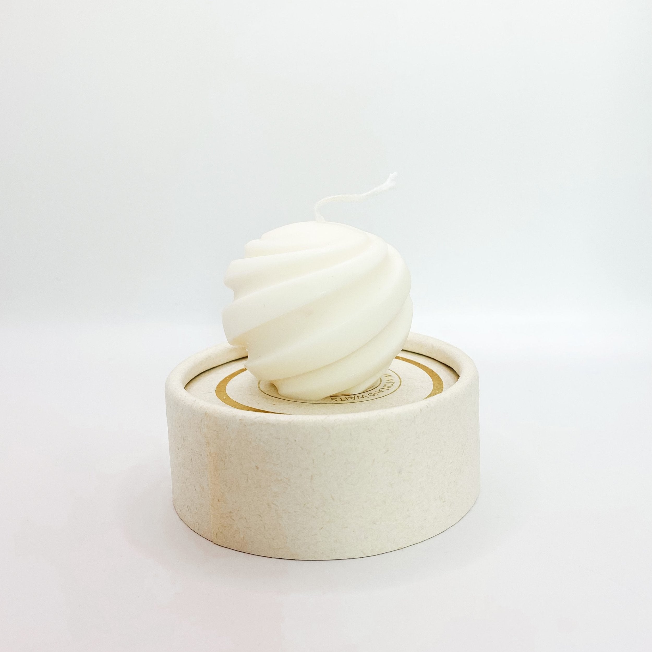 Swirly Orb Candle
